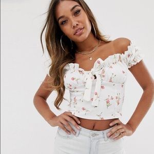 ASOS Floral Print Crop Top